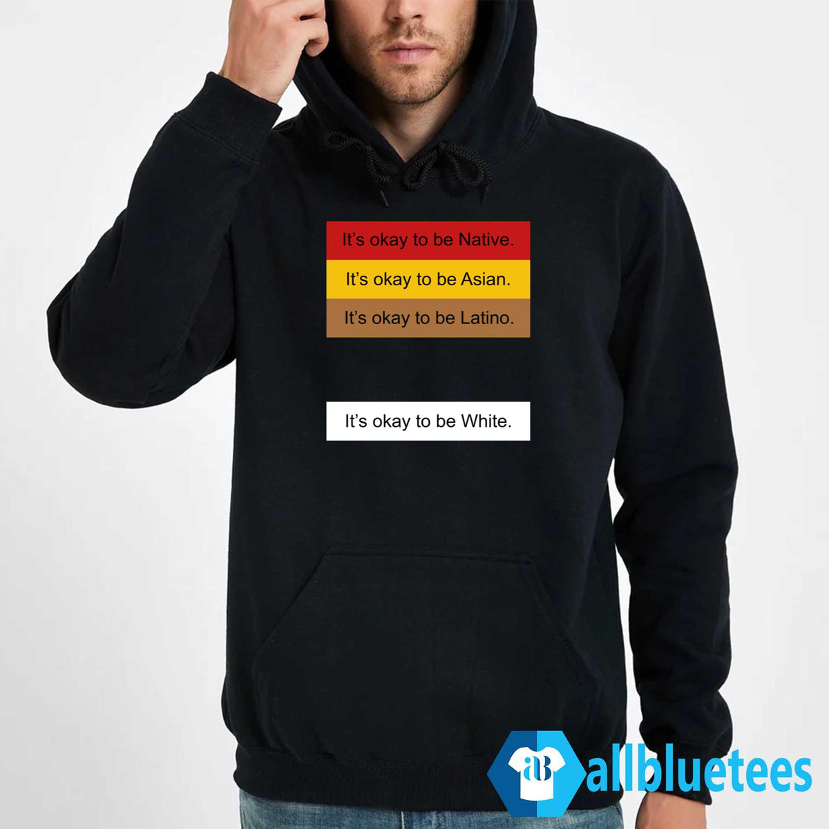 It’s Okay To Be Native It’s Okay To Be White Shirt
