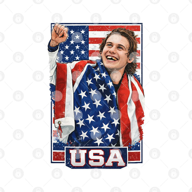 Jack Hughes Team USA Golden Goal Mug