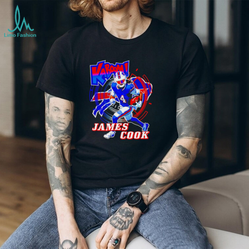 James Cook Buffalo Football Kaboom Graphic T Shirt