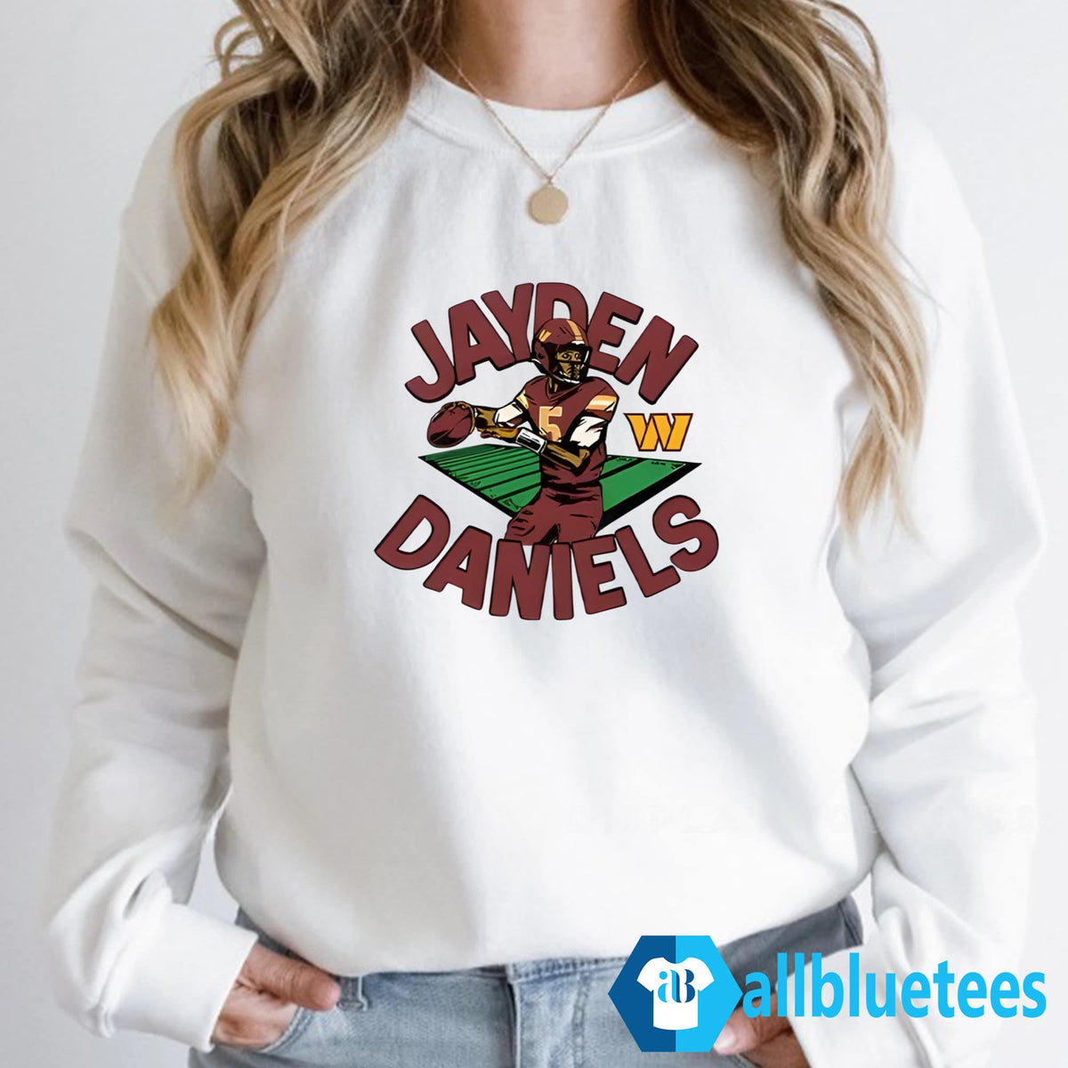 Jayden Daniels 5 Washington Shirt
