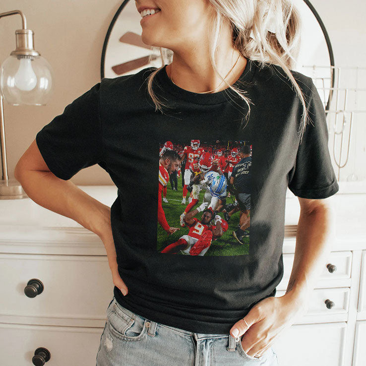 Juju Smith-Schuster Vs Brian Branch Tackle Postgame Scuffle Breaks Out Shirt
