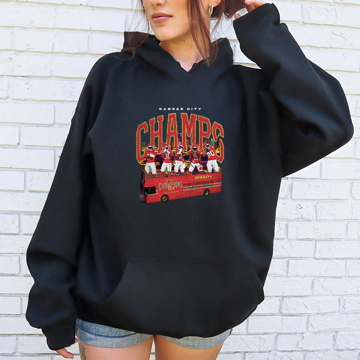 KC CHAMPS Parade World Champions 4x T Shirt