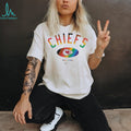 Kansas City Chiefs Pride Month Rainbow logo shirt
