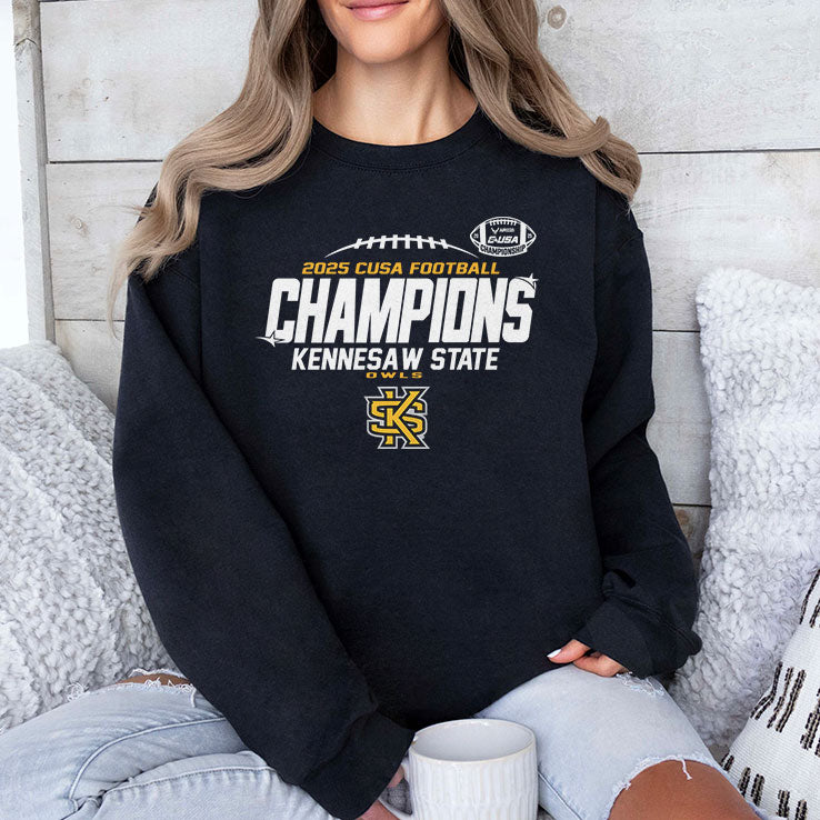 Kennesaw State Owls 2025 C-USA Champs T Shirt