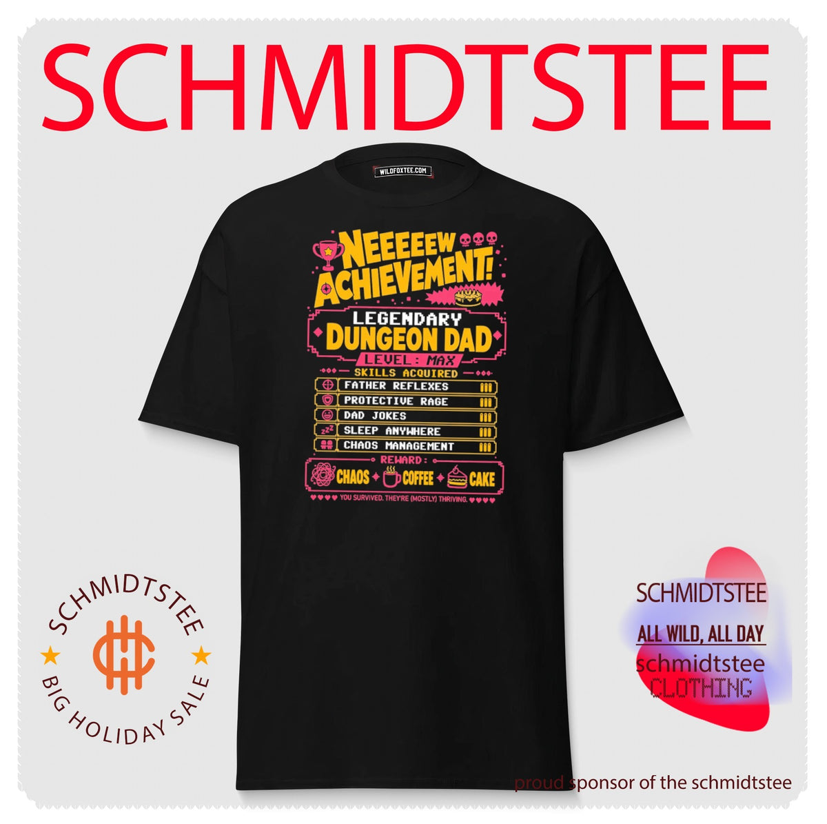 Legendary Dungeon Dad New Achievement Father’s Day shirt