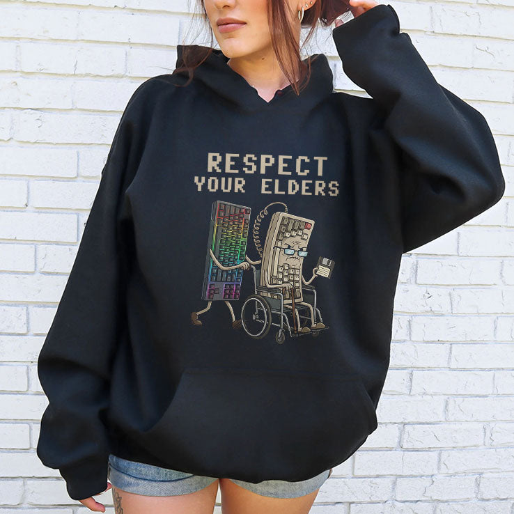Mechanical Keyboard Respect Your Elders T Shirt