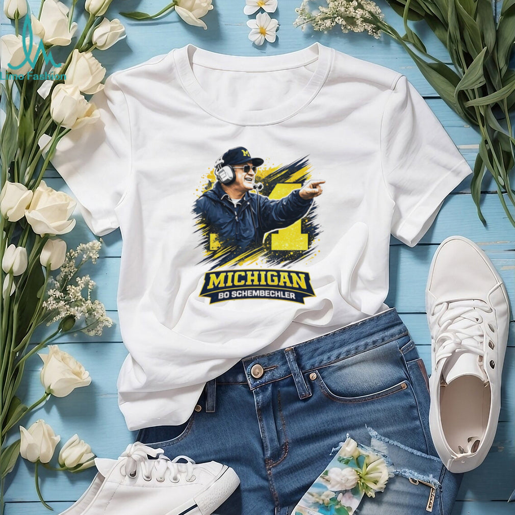 Michigan Football Bo Schembechler Legend Tribute Sports T Shirt