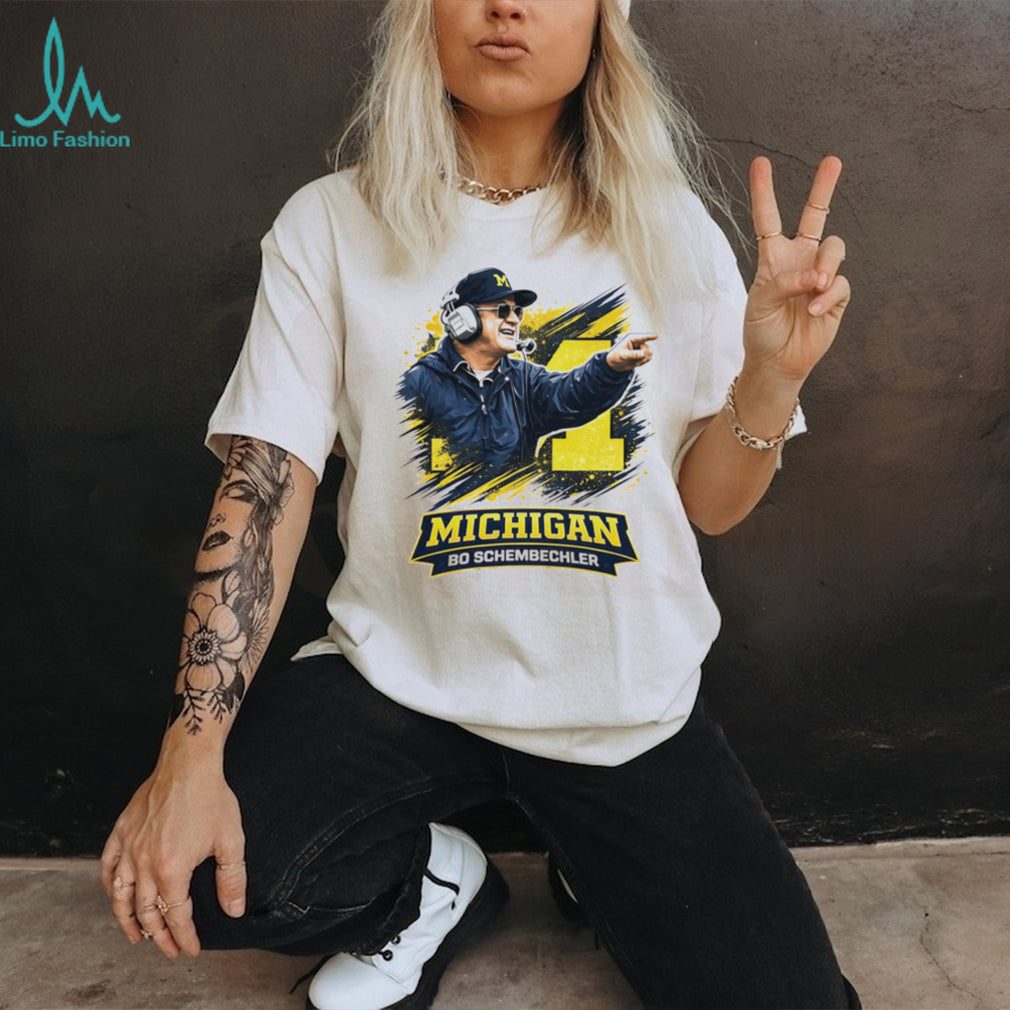 Michigan Football Bo Schembechler Legend Tribute Sports T Shirt