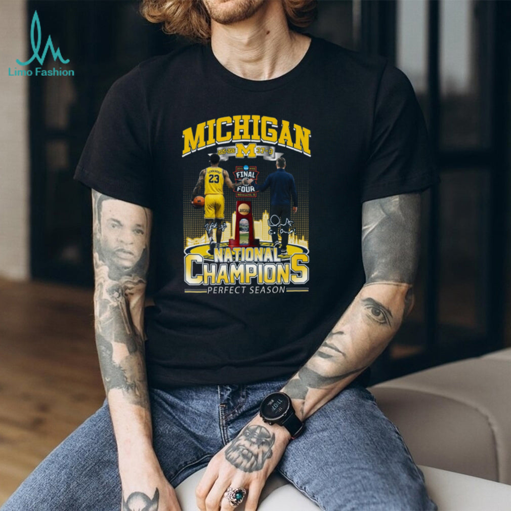 Michigan National Champions 2026 Perfect Season Final Four Basketball T Shirt