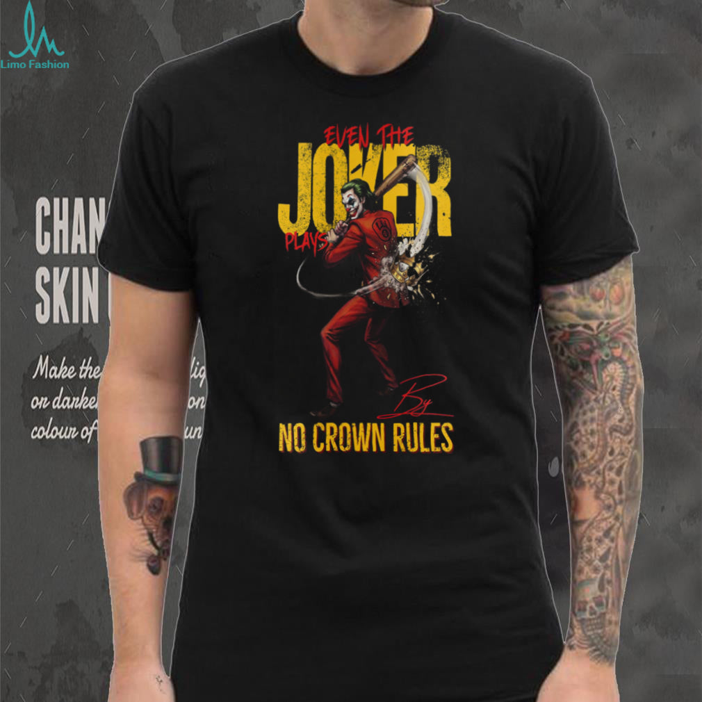 Milwaukee Brewers Joker Baseball Jersey, Even The Joker Plays By No Crown Rules T Shirt