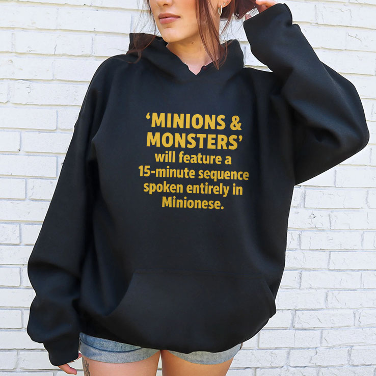 Minions & Monsters 15-Minute Minionese Sequence T Shirt