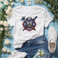Minnesota Twins Firefighter FD First Responder Baseball Fans Vintage Men Women White T Shirt