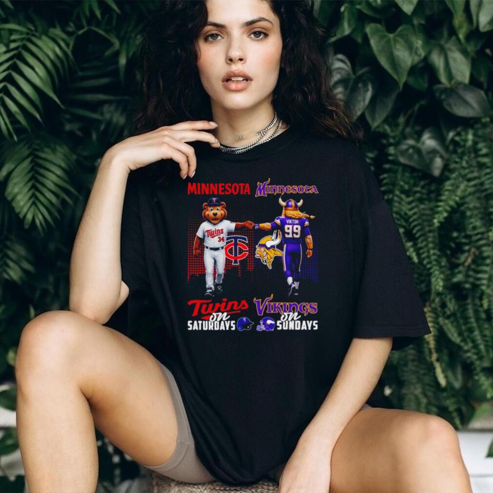 Minnesota Twins and Vikings Gameday Saturdays and Sundays T Shirt Minnesota Sports Fan T shirt