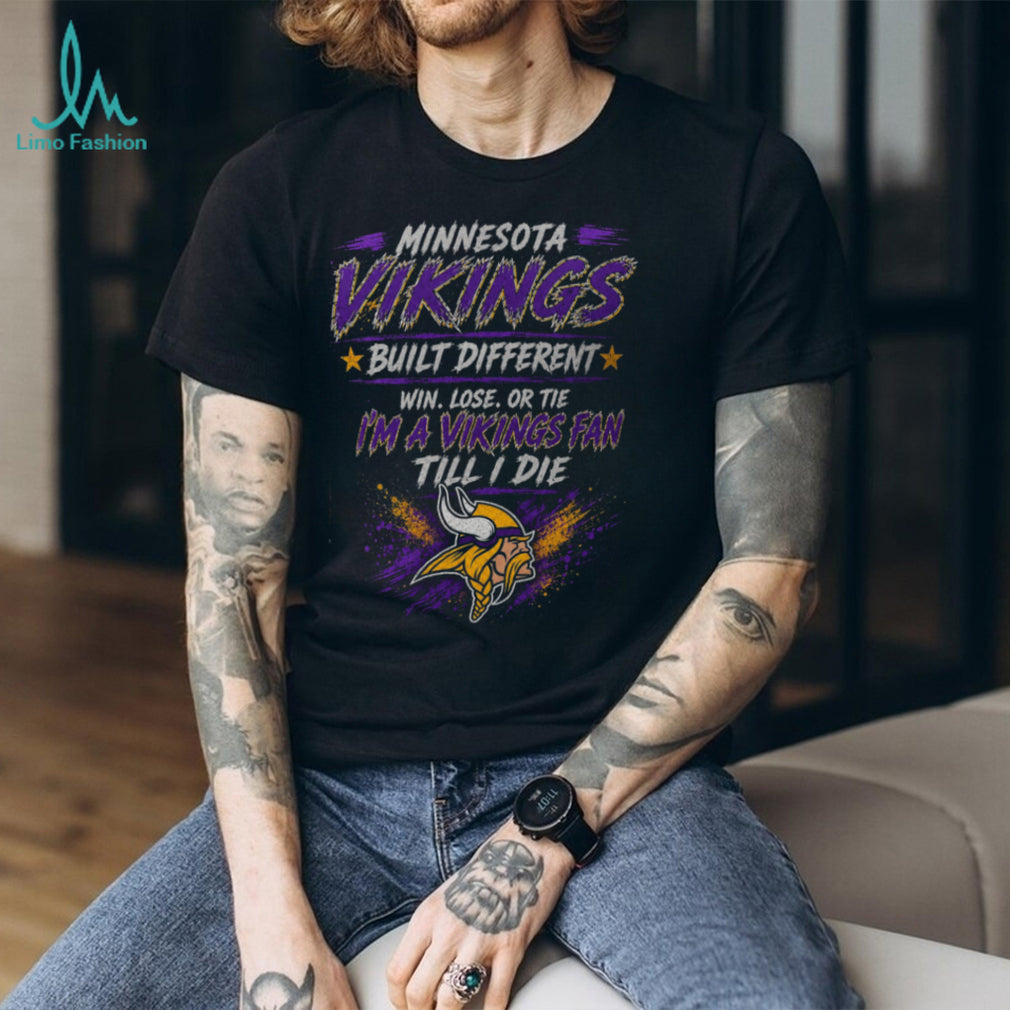 Minnesota Vikings Football Team Logo Built Different Shirt