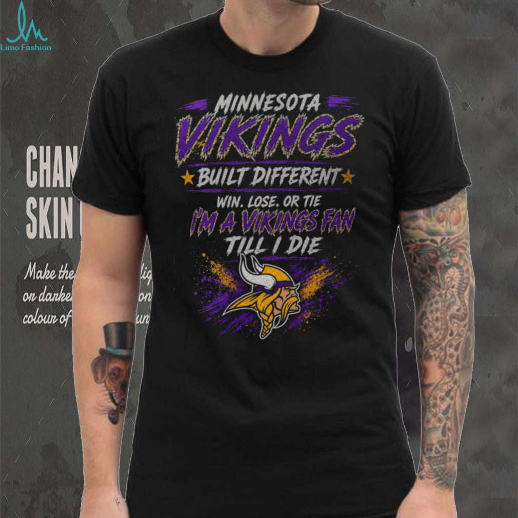 Minnesota Vikings Football Team Logo Built Different Shirt