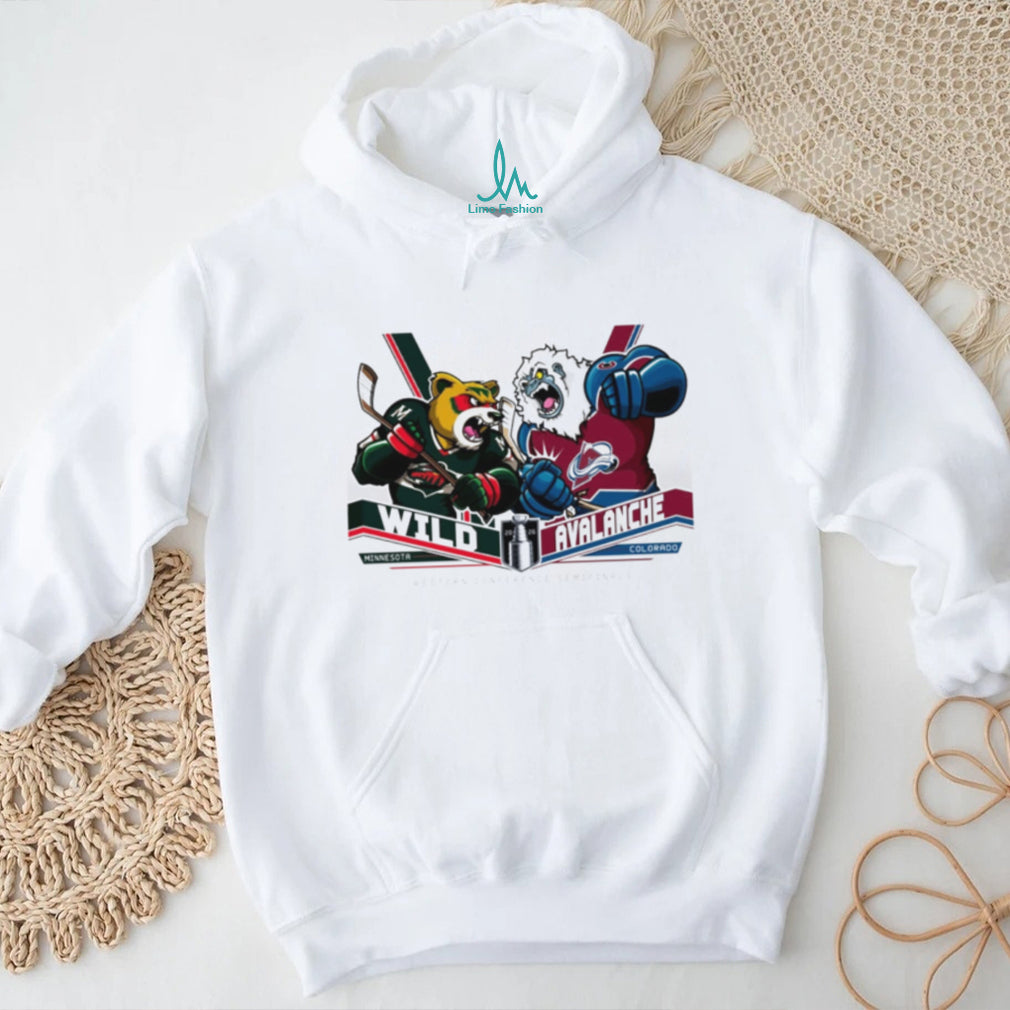 Minnesota Wild vs Colorado Avalanche Western Conference Semifinals 2026 Retro Vintage Men Women Fans T Shirt