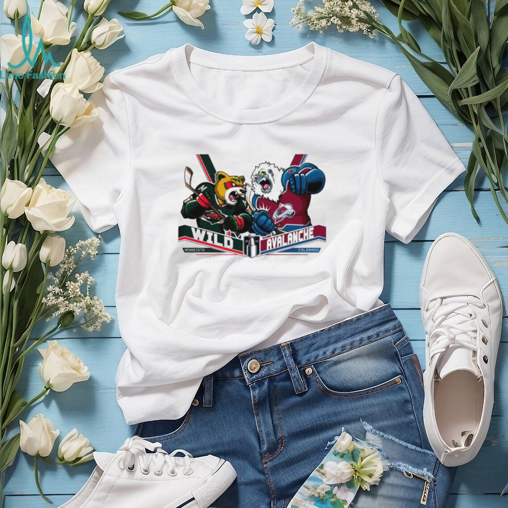 Minnesota Wild vs Colorado Avalanche Western Conference Semifinals 2026 Retro Vintage Men Women Fans T Shirt