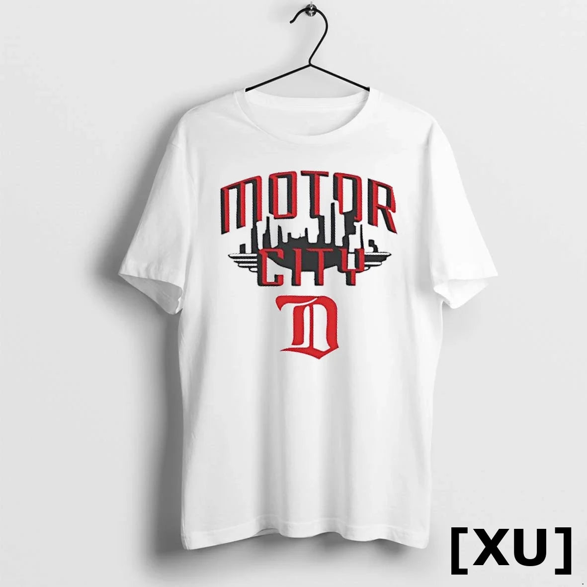 Motor City Detroit Red Wings Skyline Tshirts Sweater