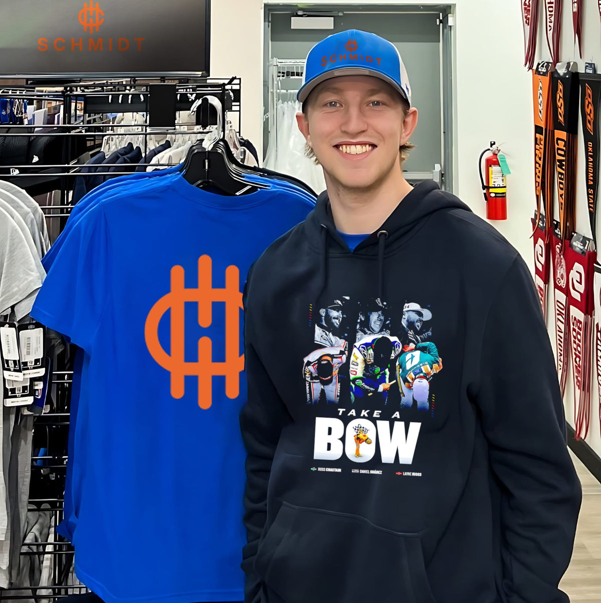Nascar a fitting tribute Ross Chastain Daniel Suarez Layne Riggs shirt