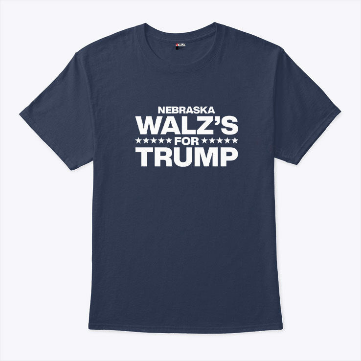 Nebraska Walz’s For Trump T Shirt