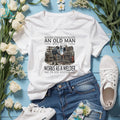 Never Underestimate Old Man Welder Shirt Sixties Humor
