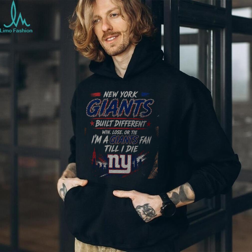 New York Giants Football Team Logo Built Different Shirt