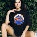 New York Mets design by field baseball logo shirt