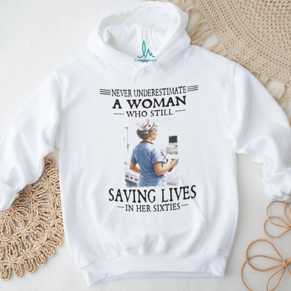 Nurse Woman Saving Lives Healthcare Career Proud Shirt