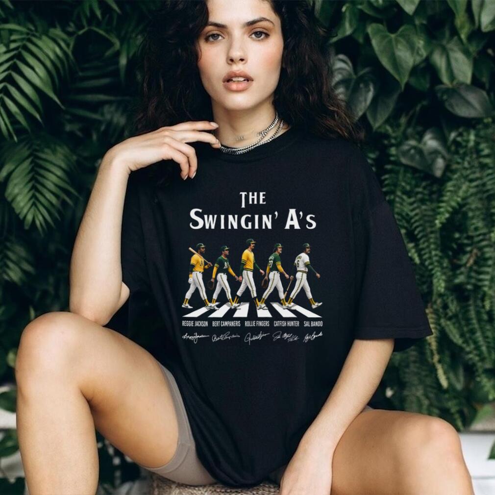 Oakland Athletics Swingin A’s MLB Baseball Dynasty Retro Style Men Women Fans Shirt