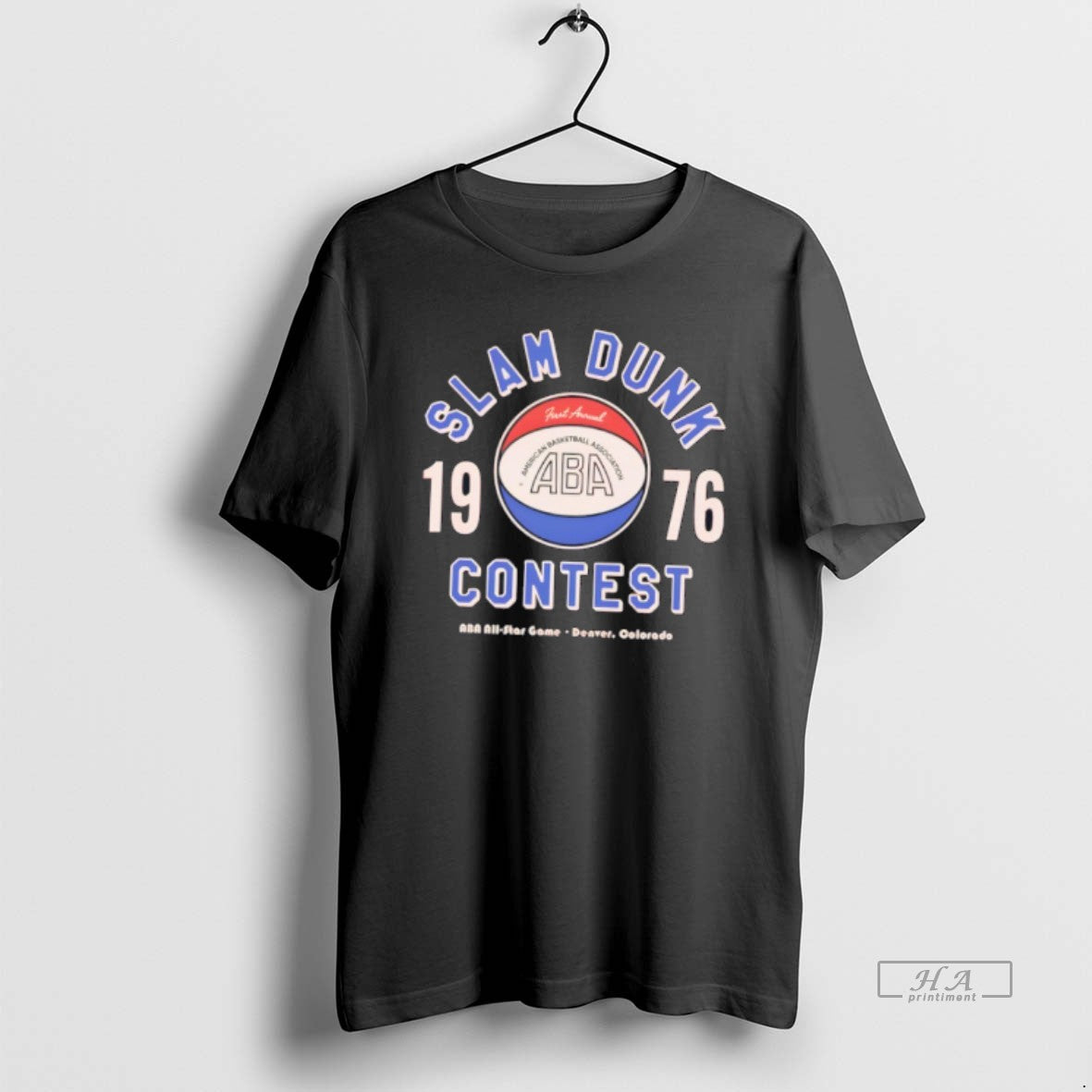 Official Aba 1976 Slam Dunk Contest Star Gae Denver Colorado