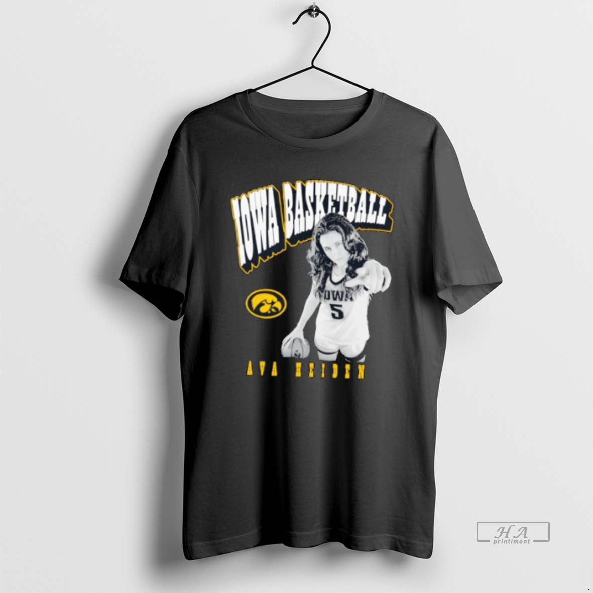 Official Ava Heiden Iowa Basketball Graphic