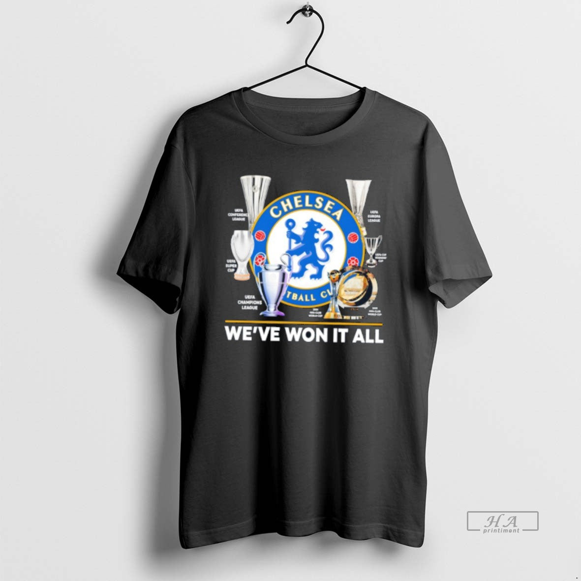 Official Chelsea Football Club Weve Won It All Uefa Club Trophies