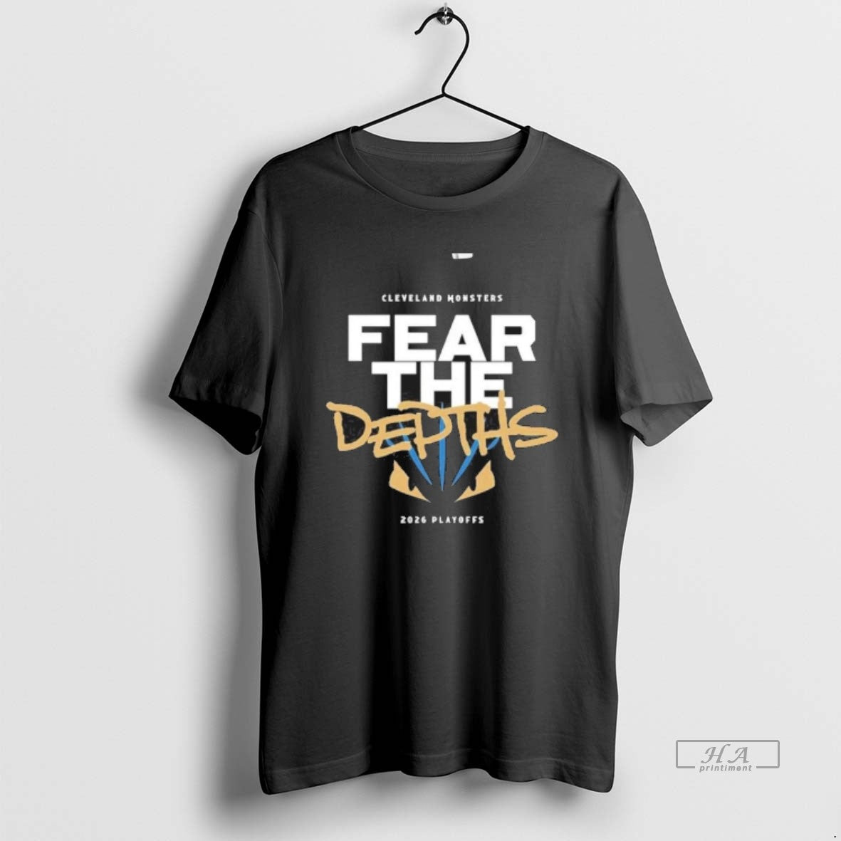 Official Cleveland Monsters 2026 Fear The Depths Playoffs Game 1
