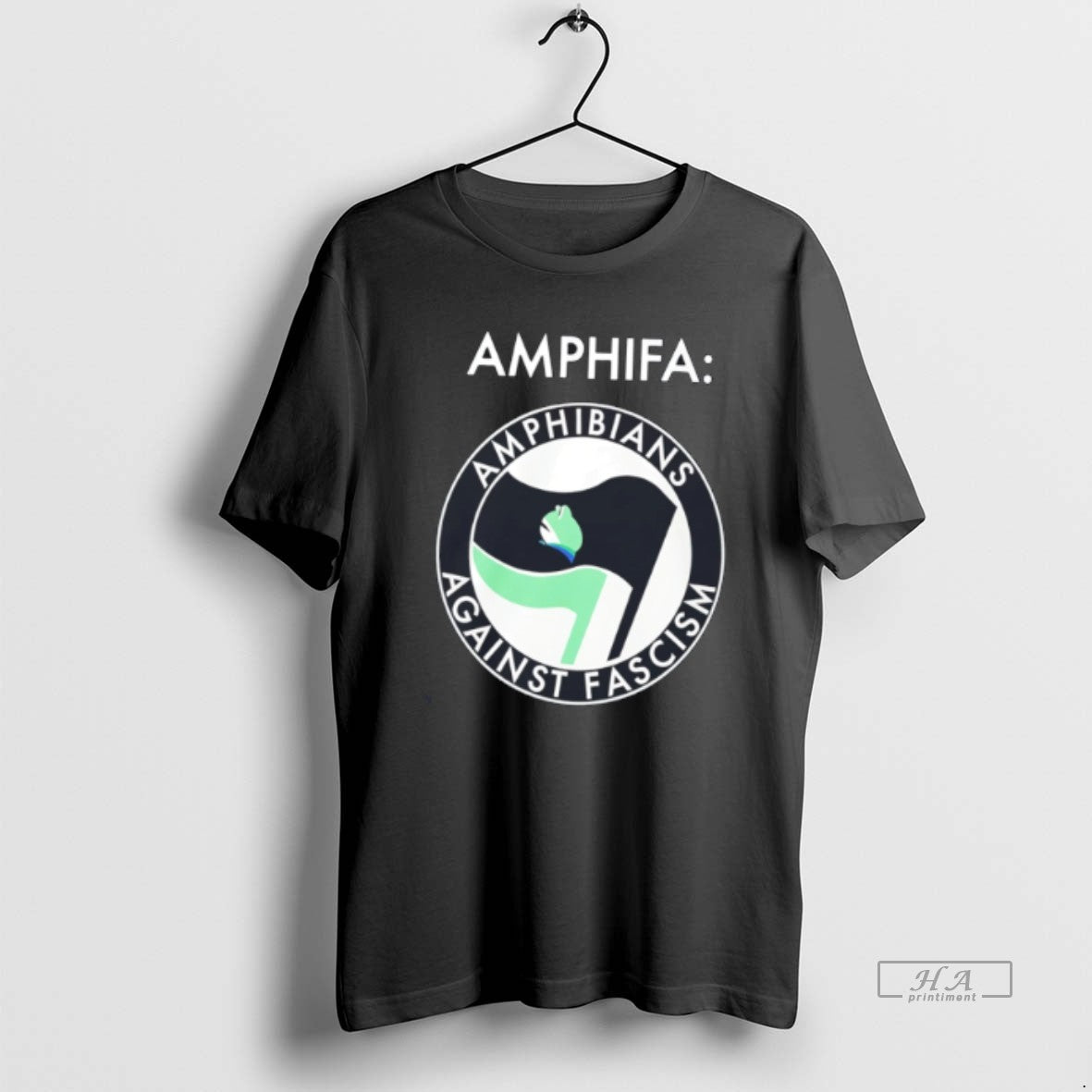 Official Frog Amphifa Amphibians Against Fascism Tee