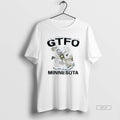 Official Gtfo Get The Fuck Outta Minnesota Not Police Ice Mens White Tee