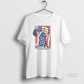 Official Jack Hughes Team Usa Gold Hockey Mens White Tee