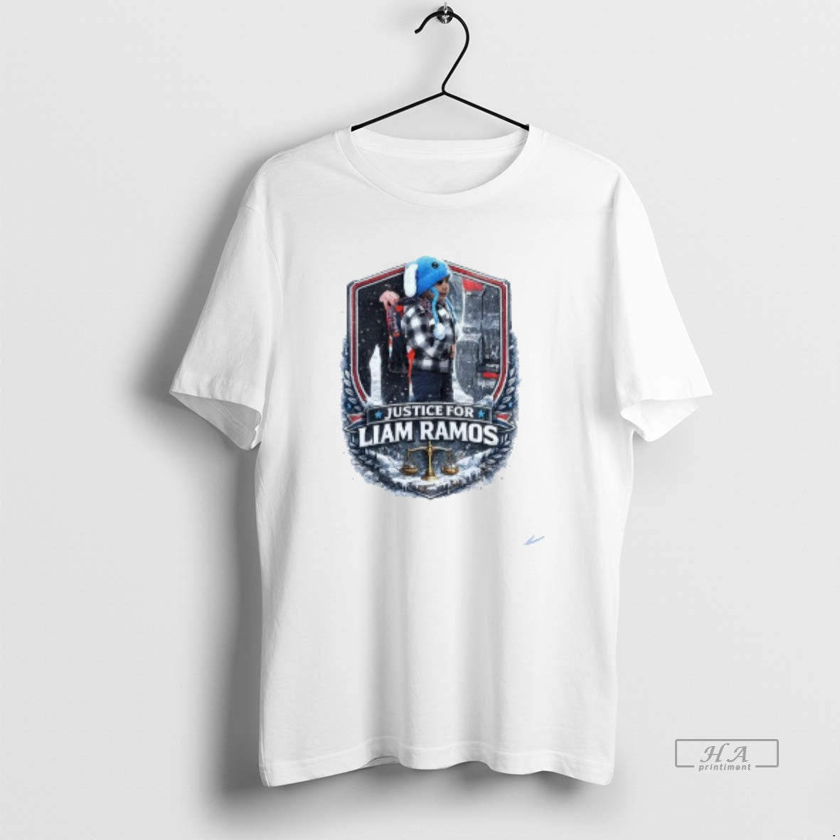 Official Justice For Liam Ramos Political Mens White Tee