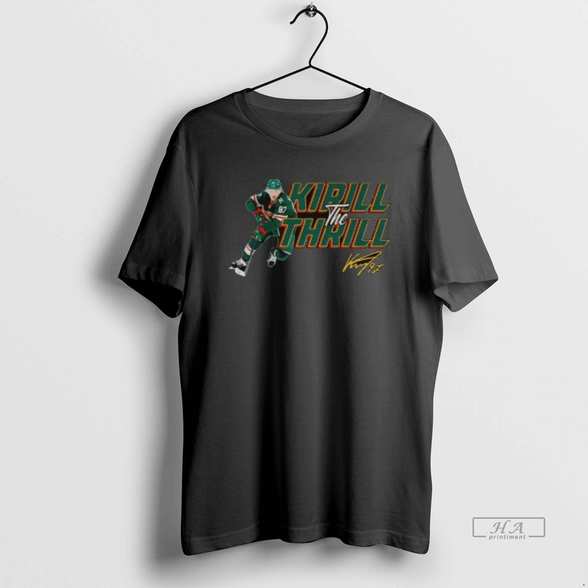 Official Kirill Kaprizov The Thrill Minnesota Wild Hockey Signature