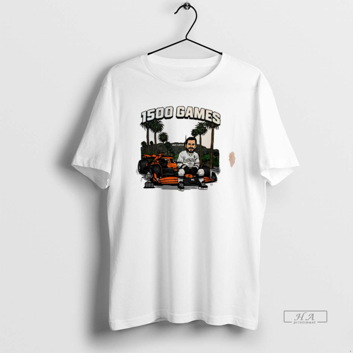 Official Los Angeles Kings Anze Kopitar Achieving 1500 Games 2026 Tee
