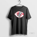 Official Runnin Ghostface Running Man Cincinnati Reds Tee