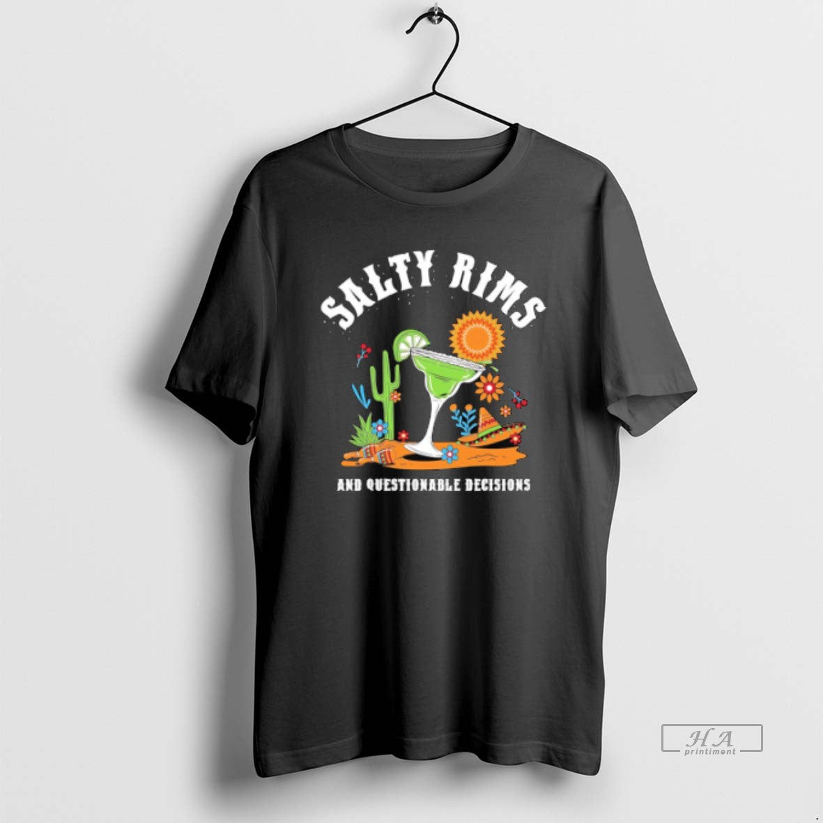 Official Salty Rims And Questionable Decisions Cocktail Margarita