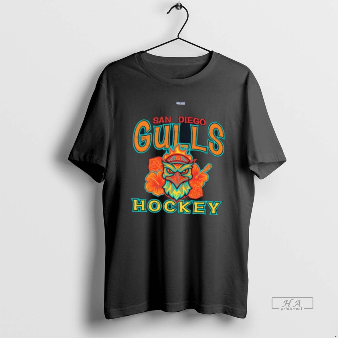 Official San Diego Gulls Aloha Hockey Graphic
