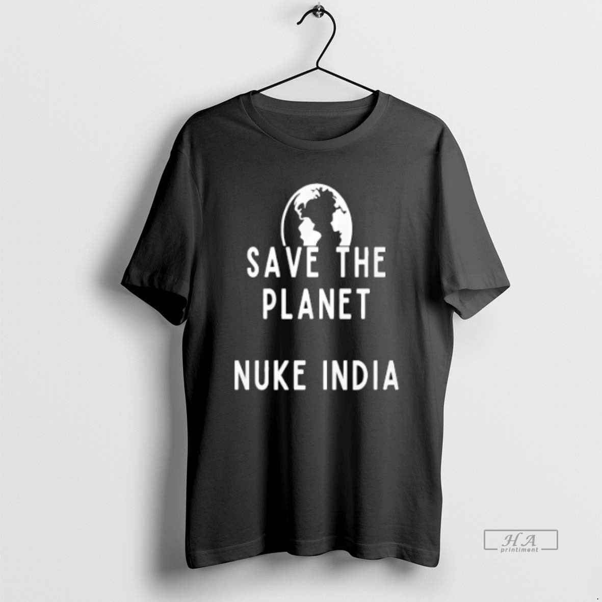 Official Save The Planet Nuke India Globle Shape