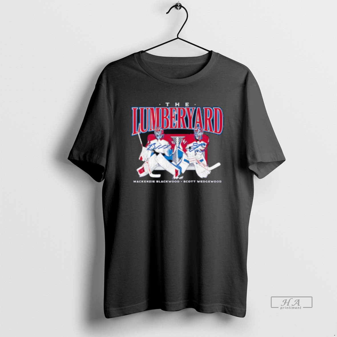 Official Scott Wedgewood And Mackenzie Blackwood The Lumberyard Colorado Avalanche Signature