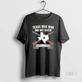 Official Texas Was Won And Not Given Esst 1836 Gun And Map Vintage