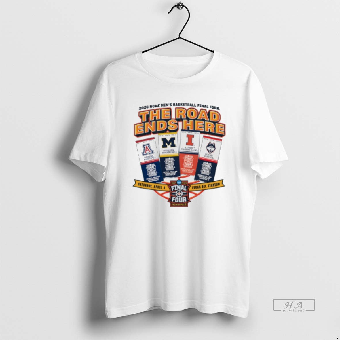Official The Road Ends Here 2026 Mens Basketball Final Four Tickets