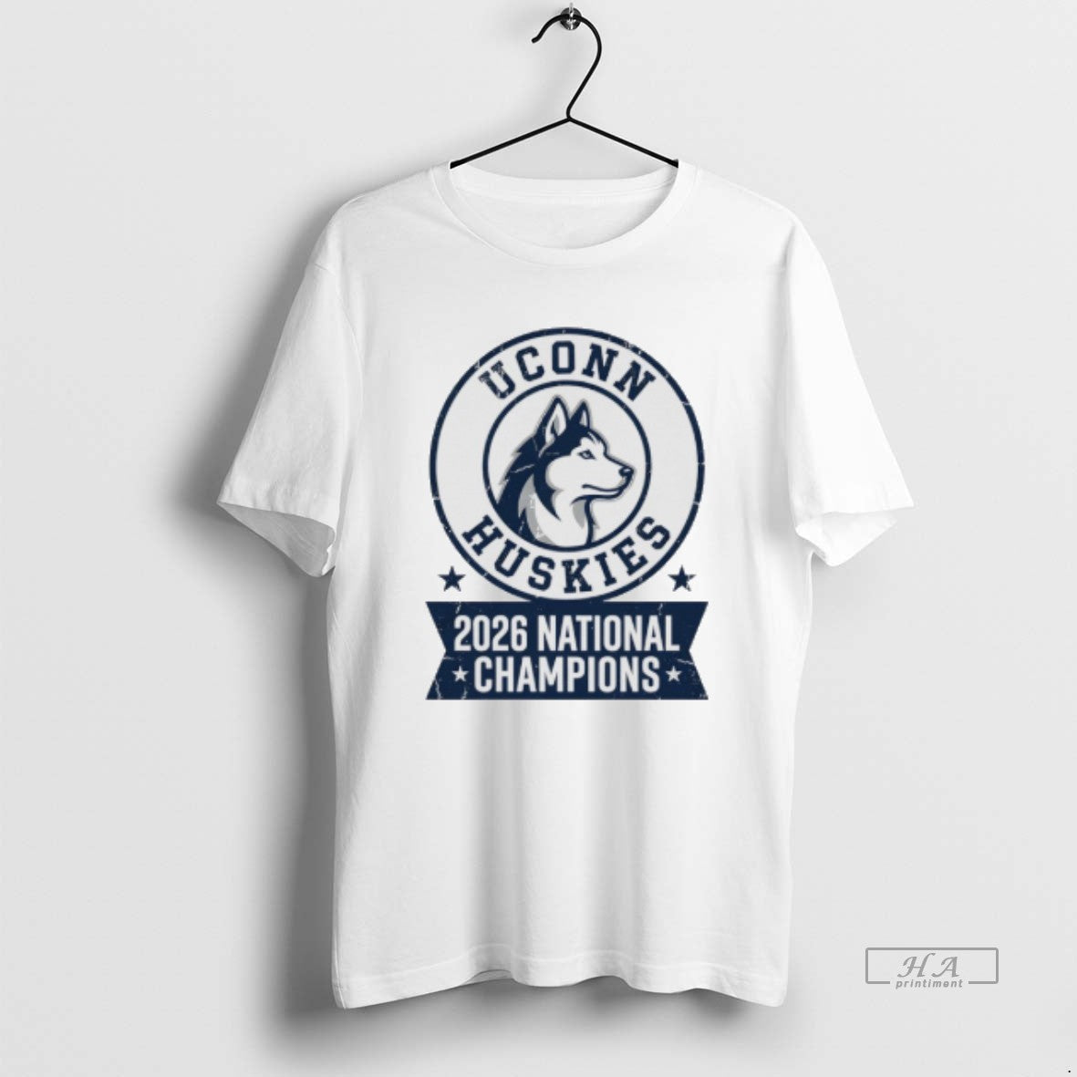 Official Uconn Huskies 2026 National Champions Logo