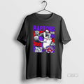 Official Vince Carter Toronto Raptors Chalked Up Player Paint Tee