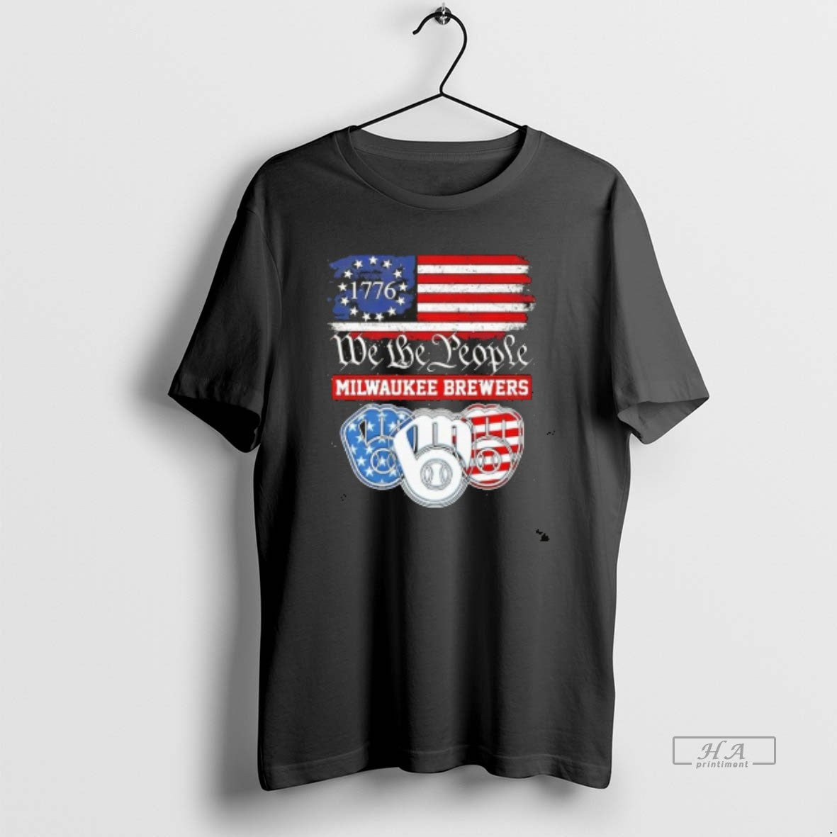 Official We The People Milwaukee Brewers American Since 1776