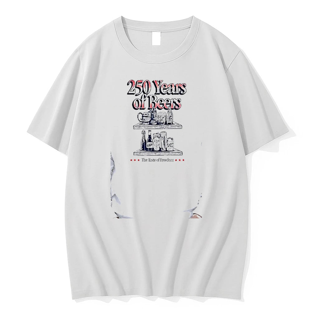 Officials 250 Years Of Beers Taste Of Freedom Patriotic Usa Premium T Shirt